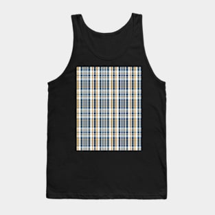 Sunset and Sunrise Aesthetic Sorcha 2 Hand Drawn Textured Plaid Pattern Tank Top